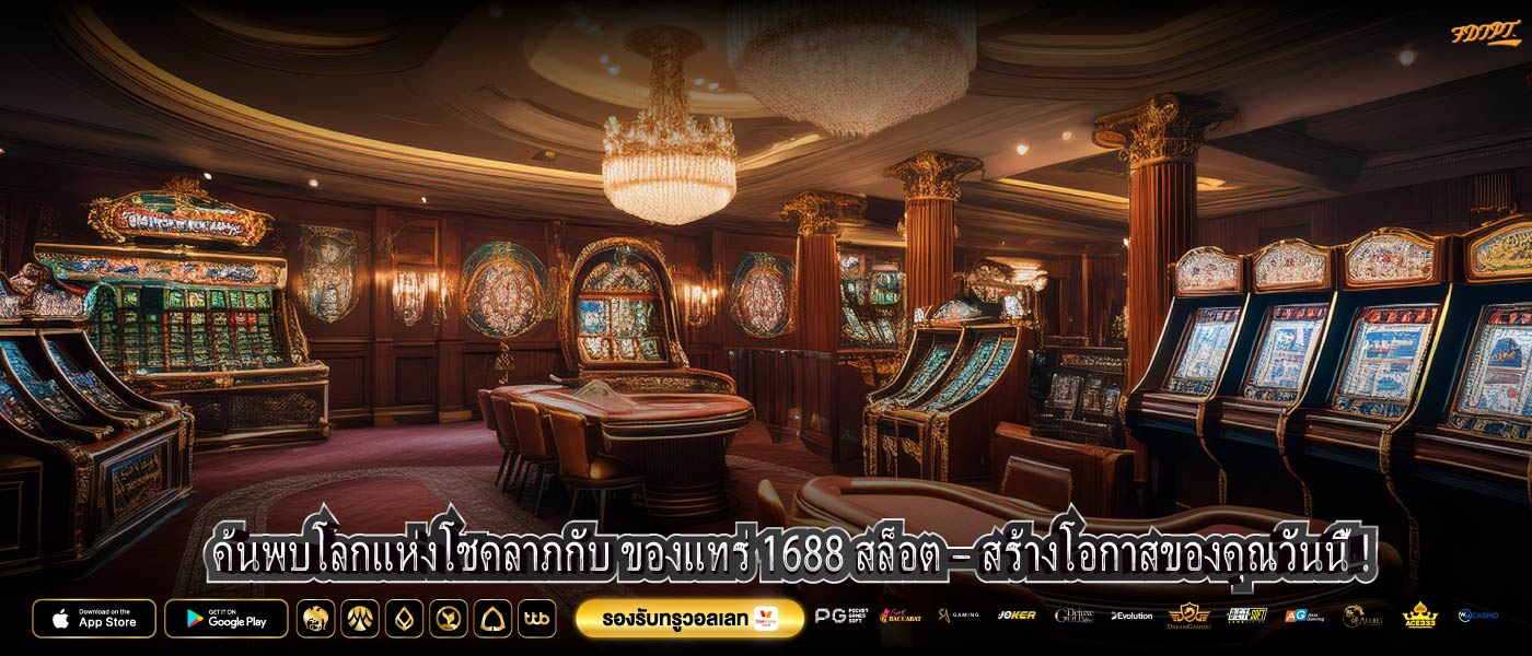 ค้นพบโลกแห่งโชคลาภกับ ของแทร่ 1688 สล็อต – สร้างโอกาสของคุณวันนี้ !